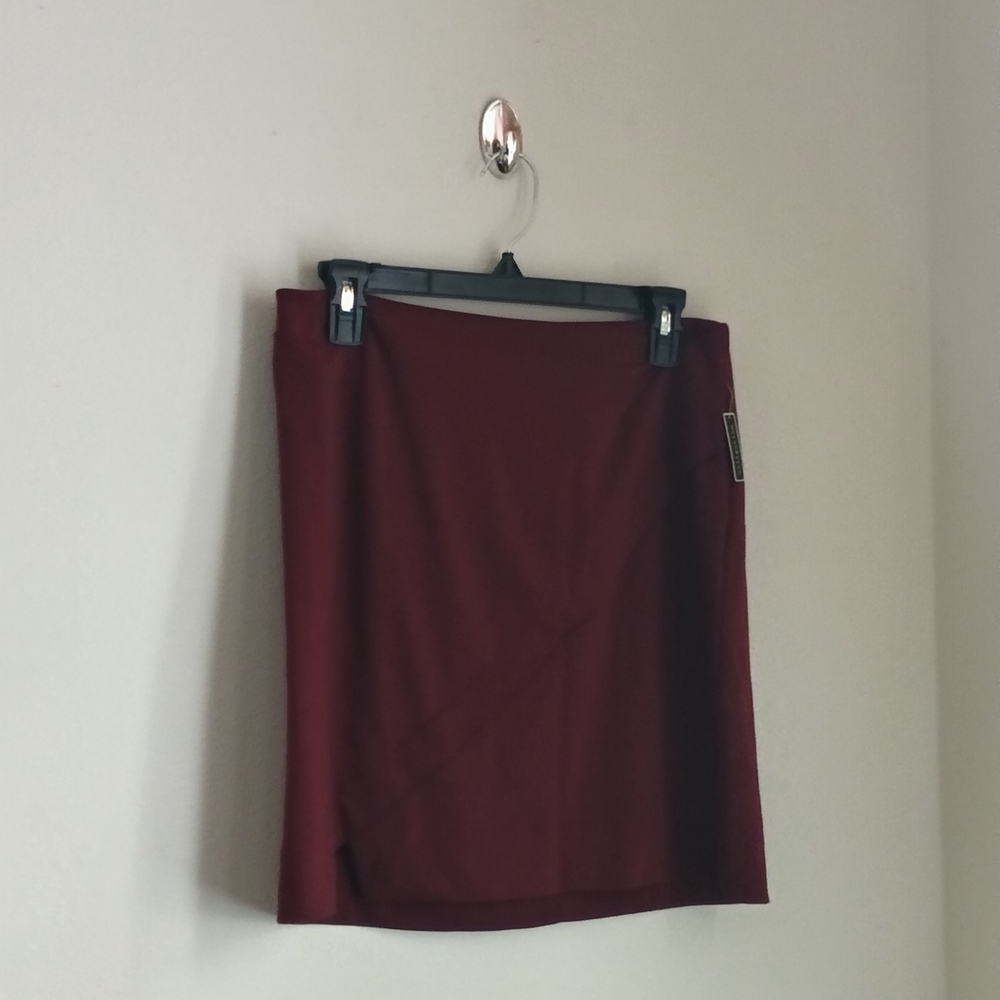 Metaphor Skirts Women 10 Deep Red/ Burgundy Mini Career Academia Versatile Party